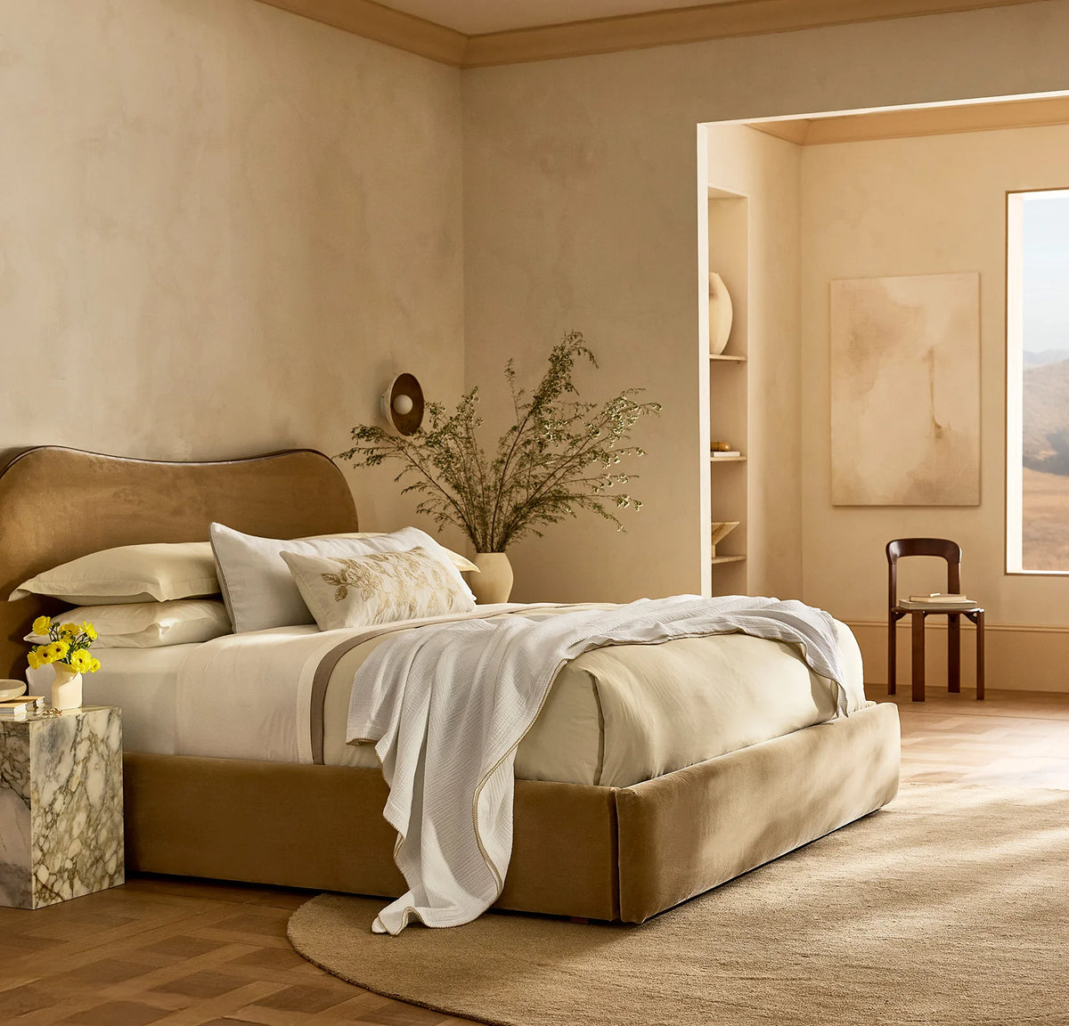 Signature Hemmed Duvet Set - Buttercup