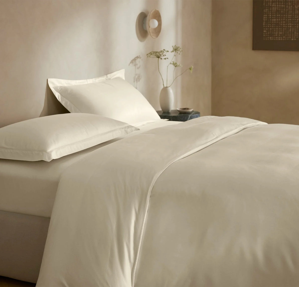 Summit Supima Duvet Set - Cream