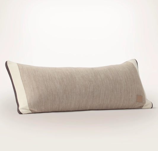 Court Knit Pillow Cover - Heathered Oatmeal