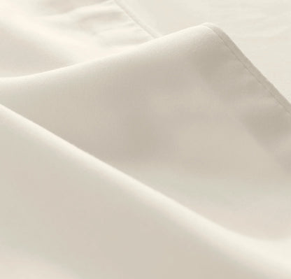 Signature Embellished Sheet Set - Cream/Cream Piped Edge