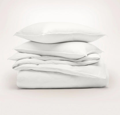 Signature Vintage Washed Duvet Set - Vintage White