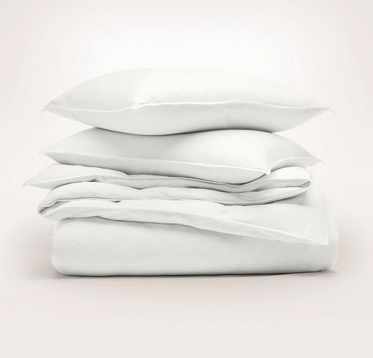 Signature Vintage Washed Duvet Set - Vintage White