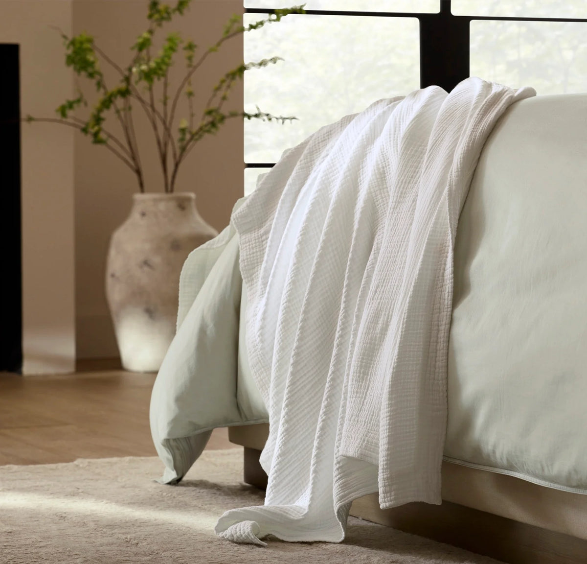 Dream Throw Blanket - White
