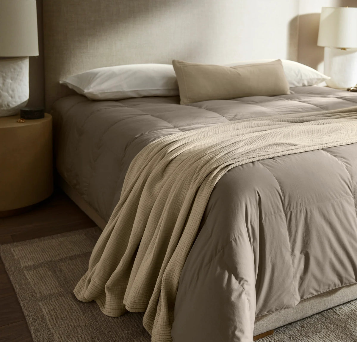 Percale Quilted Comforter Starter Bundle