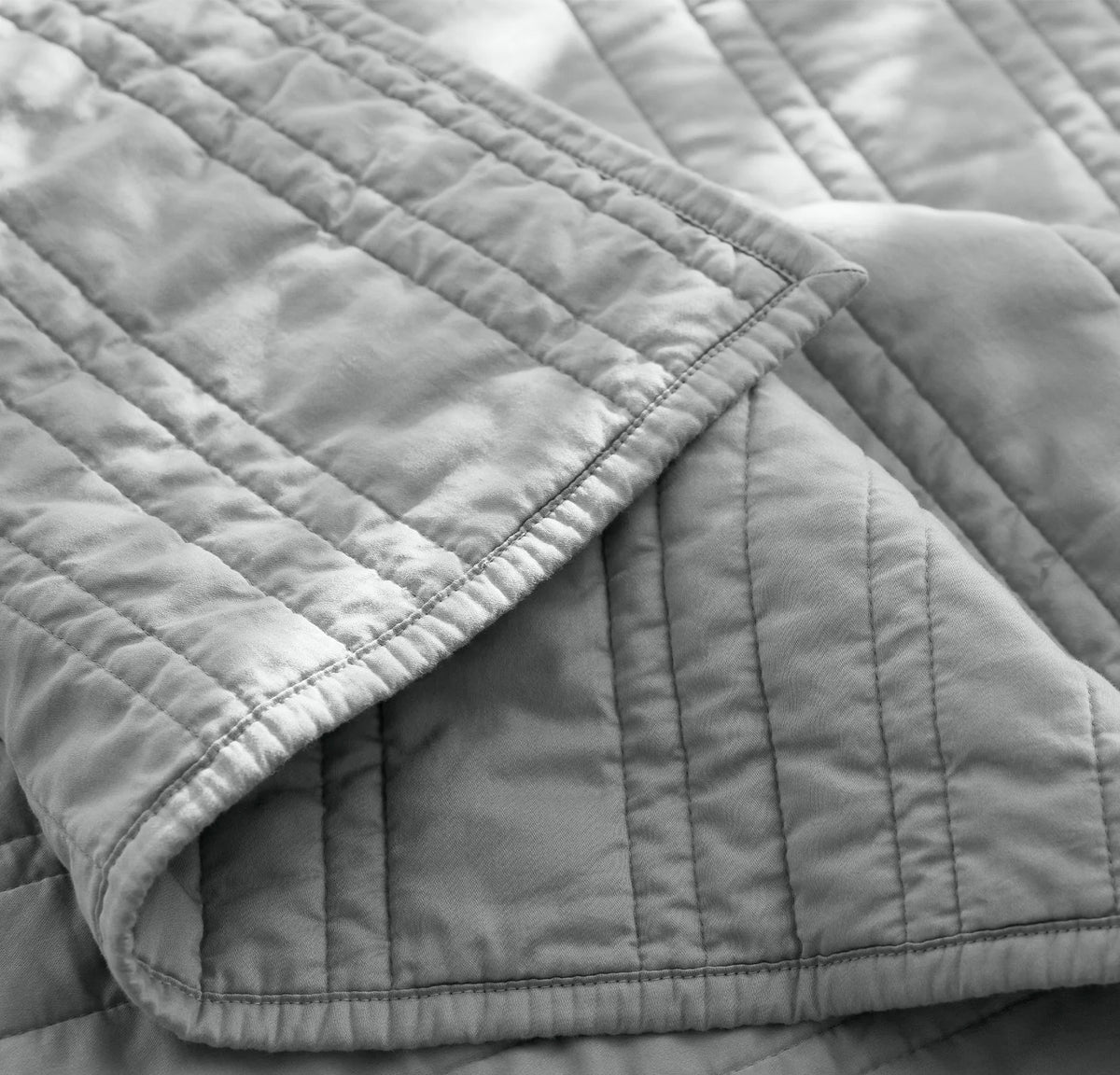 Signature Stripe Quilt Set - Shore