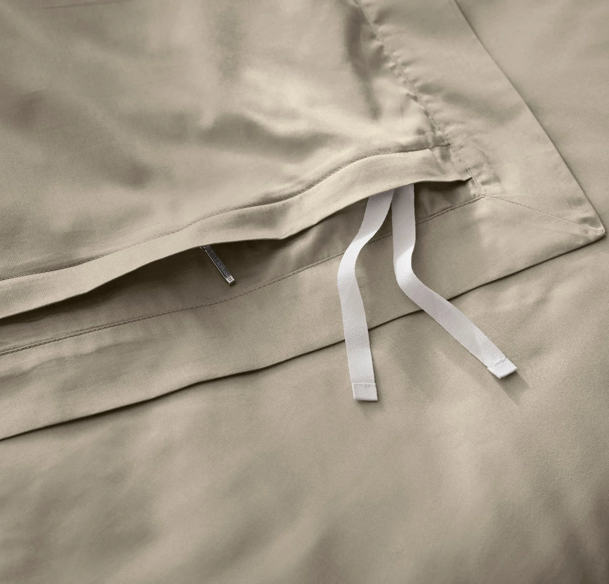 Signature Hemmed Duvet Set - Oak