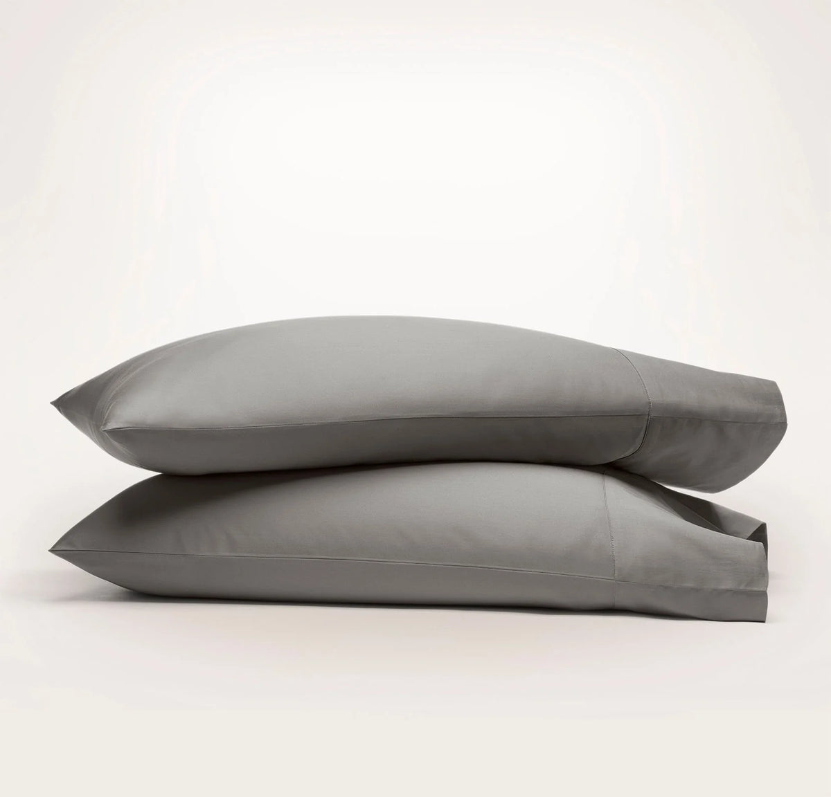 Signature Hemmed Pillowcase Set - Stone