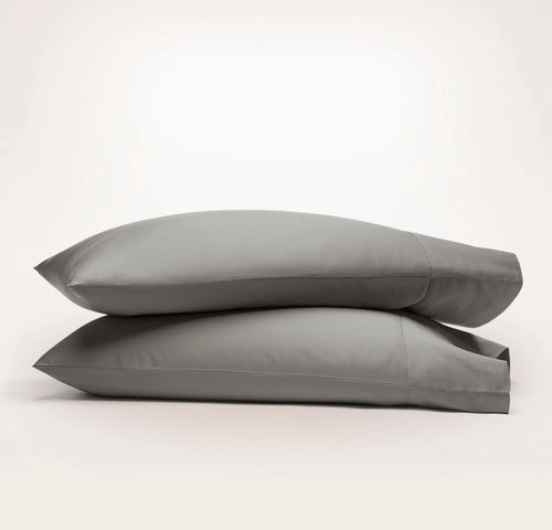 Signature Hemmed Pillowcase Set - Stone