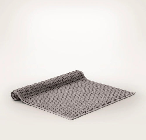 Turkish Waffle Bath Mat - Stone