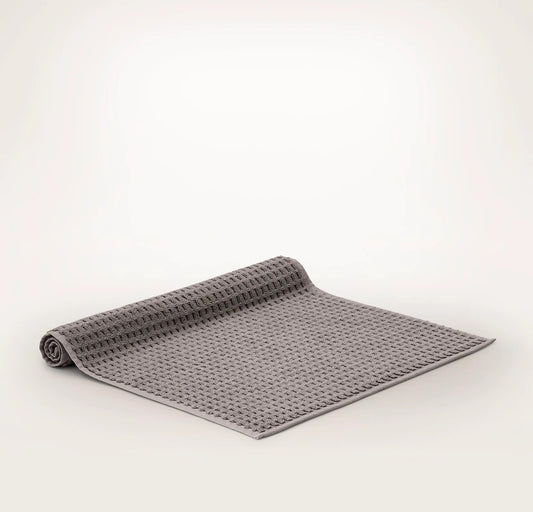 Turkish Waffle Bath Mat - Stone