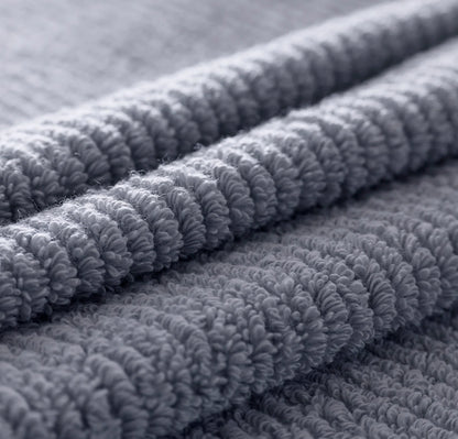 Turkish Ribbed Bath Sheet - Mineral