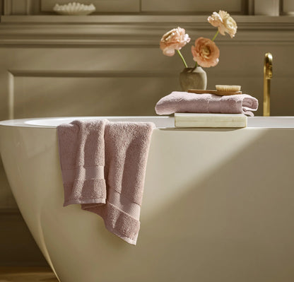 Plush Hand Towels (Pair) - Dusty Rose