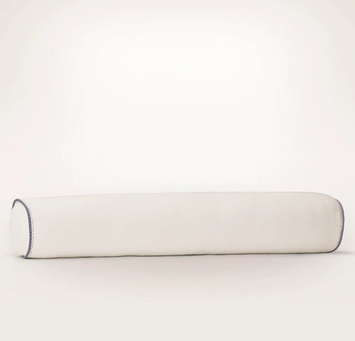 Threadmark Pillow Cover (Bolster) - Soft White/Melange Bay