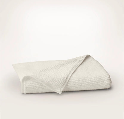 Turkish Ribbed Bath Towel - Cream