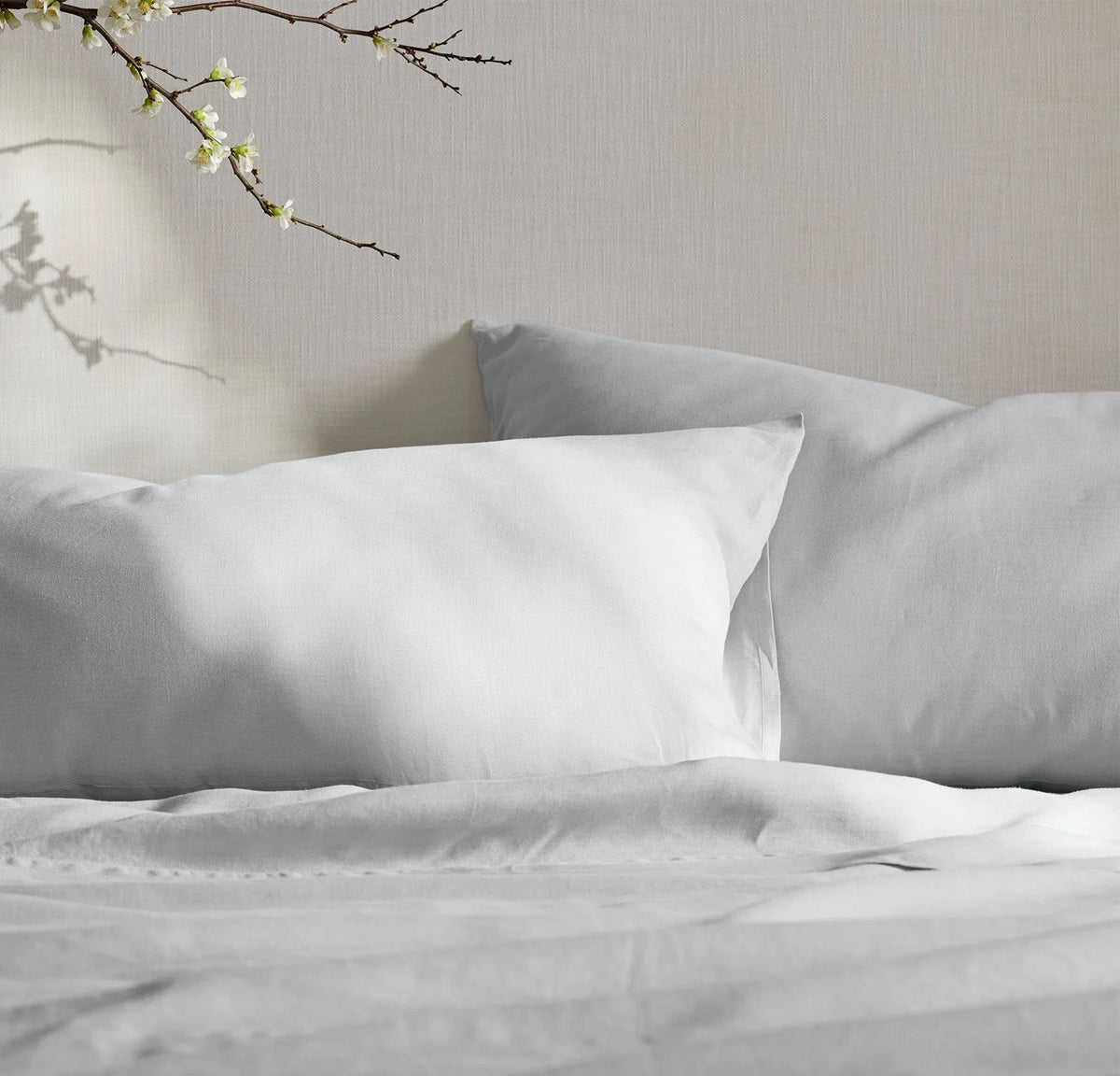 Linen Pillowcase Set - Shore
