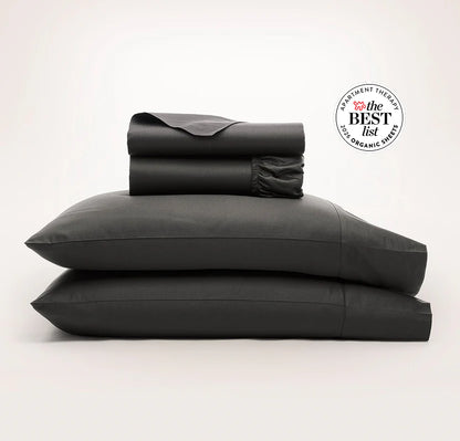 Percale Hemmed Sheet Set - Night