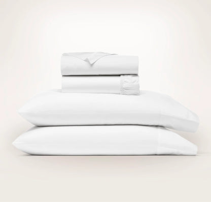 Signature Hemmed Sheet Set - White