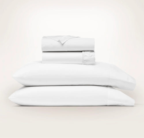 Signature Hemmed Sheet Set - White