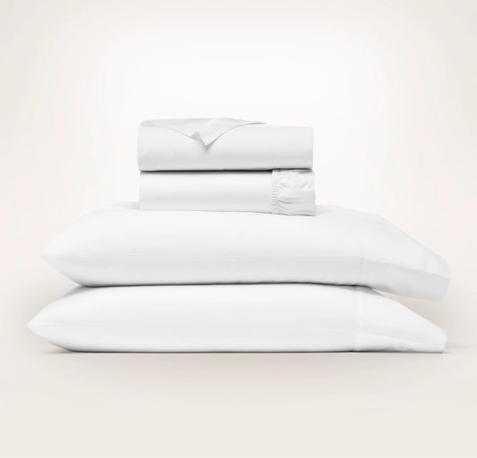 Signature Hemmed Sheet Set - White