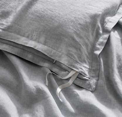 Linen Duvet Set - Melange Shore