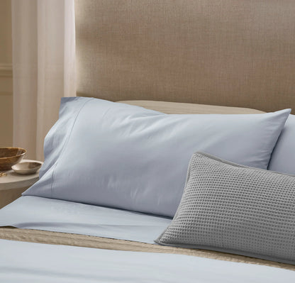 Percale Hemmed Fitted Sheet - Hydrangea
