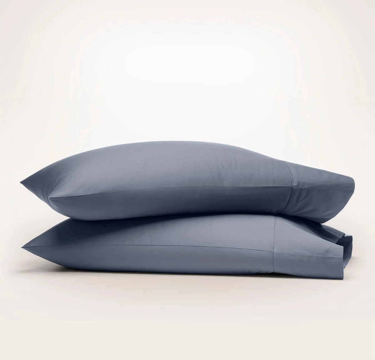 Percale Hemmed Pillowcase Set - Mineral