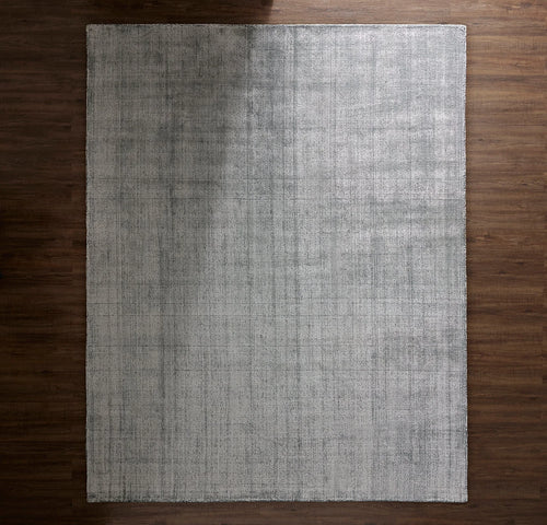 Two-Tone Ribbed Rug - Bluestone/Shore