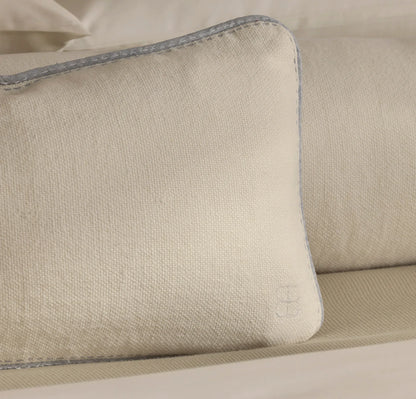 Threadmark Pillow Cover (Lumbar) - Soft White/Melange Shore