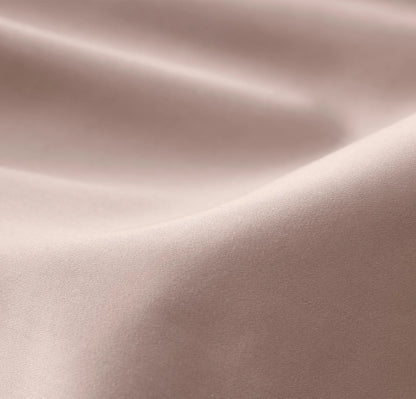 Percale Hemmed Sheet Set - Dusty Rose