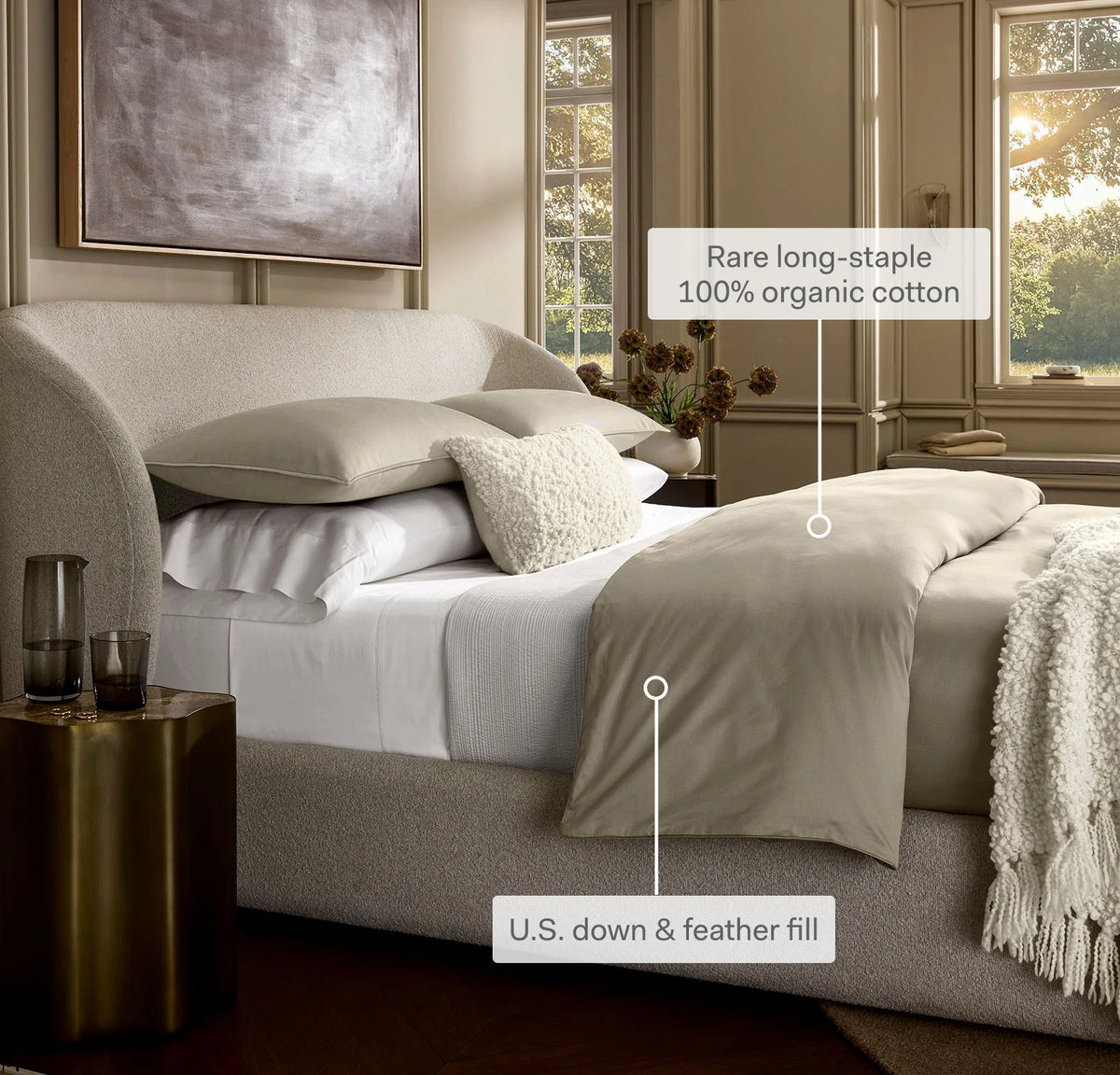 Reserve Down Comforter - Pewter