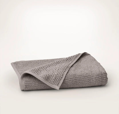 Turkish Ribbed Bath Towel - Stone
