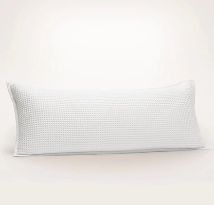 Waffle Pillow Cover - White