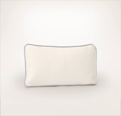 Threadmark Pillow Cover (Petite Lumbar) - Soft White/Melange Shore