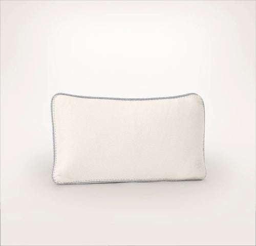 Threadmark Pillow Cover (Petite Lumbar) - Soft White/Melange Shore