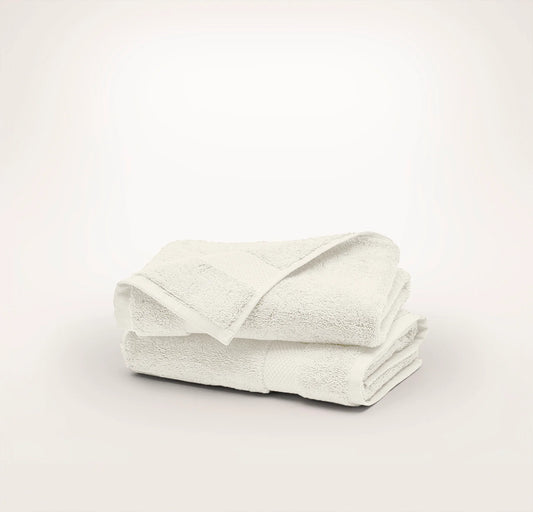 Plush Hand Towels (Pair) - Cream