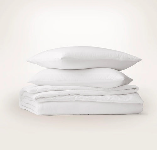 Signature Vintage Washed Comforter Set - Vintage White