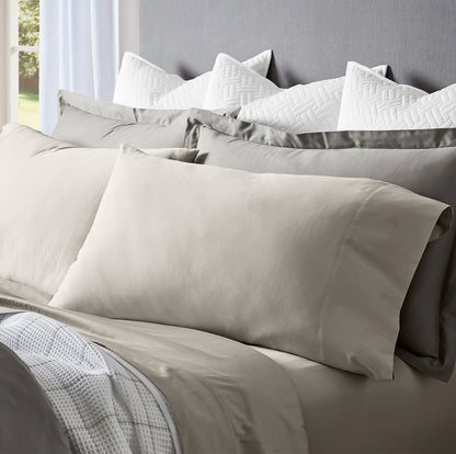 Signature Hemmed Sheet Set - Pewter