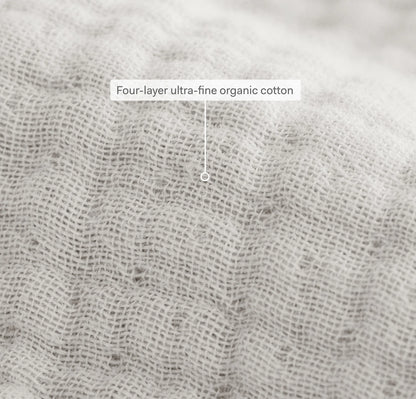 Dream Bed Blanket - Shore/Bluestone Picot
