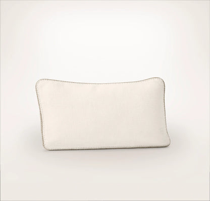 Threadmark Pillow Cover (Petite Lumbar) - Soft White/Melange Natural