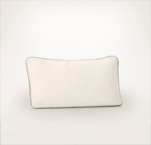 Threadmark Pillow Cover (Petite Lumbar) - Soft White/Melange Natural