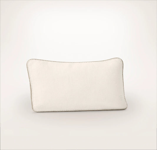 Threadmark Pillow Cover (Petite Lumbar) - Soft White/Melange Natural