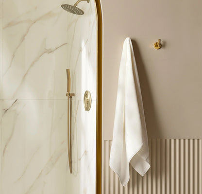 Plush Bath Towel - White
