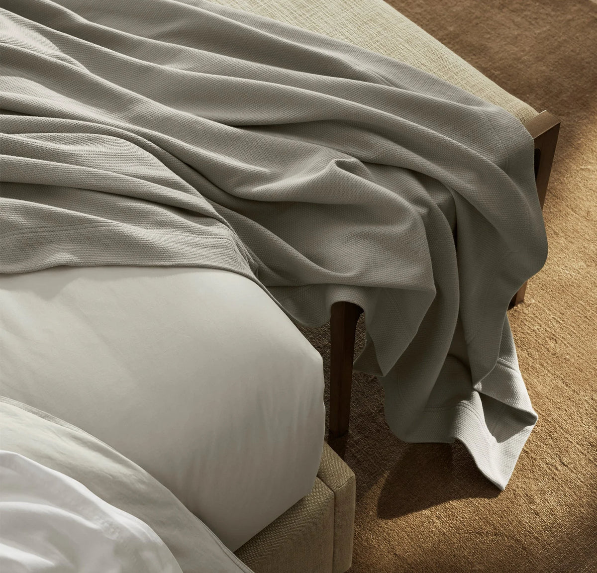 Essential Bed Blanket - Pewter