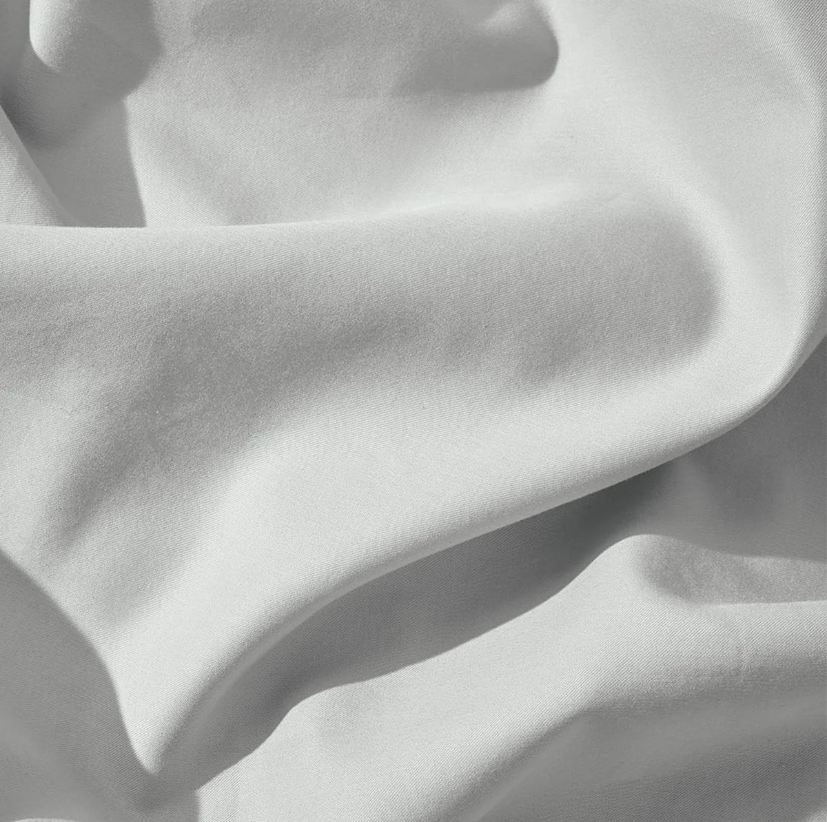 Percale Hemmed Fitted Sheet - Shore