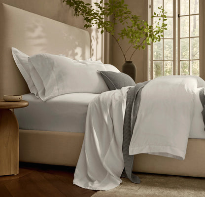Signature Hemmed Sheet Set - White