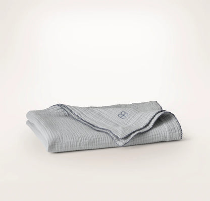 Dream Baby Blanket - Shore/Bluestone Picot