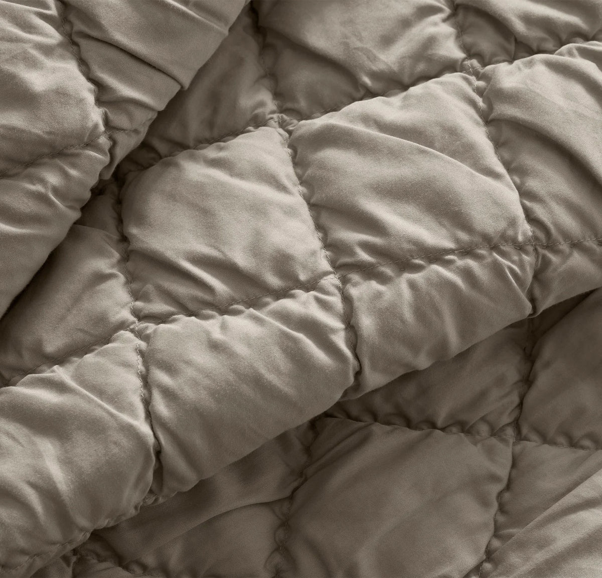 Signature Handstitched Cloud Comforter Set - Pewter