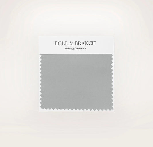 Percale Hemmed Fabric Swatch - Shore
