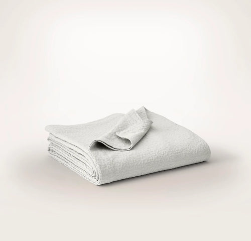 Dappled Vela Classic Coverlet - Mist