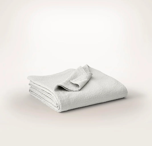 Dappled Vela Classic Coverlet - Mist